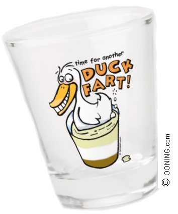 Duck Fart Shot Glass