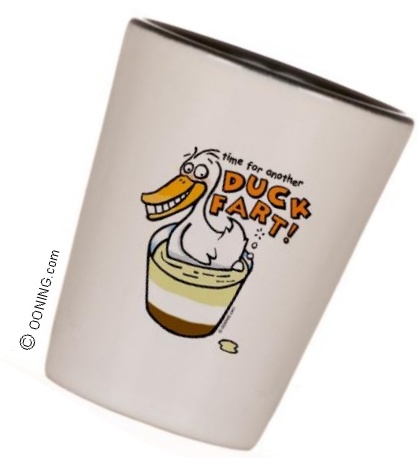 Frosted Duck Fart Shot Glass